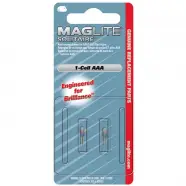 Maglite Replacement Lamp-Bulb for Solitaire 1-Cell AAA Flashlight - 2-pak