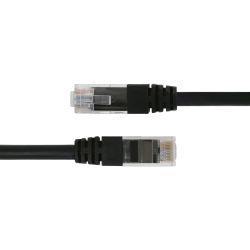 Deltaco Cat6 Network Cable, 3m, Black - Ledning