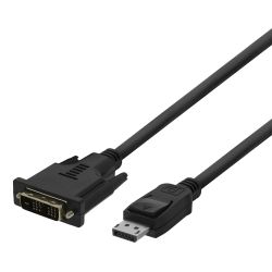 Billede af Deltaco Displayport - Dvi-d Single Link Cable, 2m - Ledning
