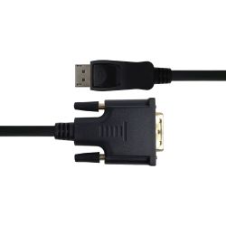 Billede af Deltaco Displayport - Dvi-d Single Link Cable, 3m, Black - Ledning hos Arbejdslamper.dk