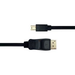 Deltaco Displayport To Minidisplayport Cable, 1m, Black - Ledning