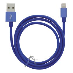 Mob:a Moba Cable Usb-a - Lightning 2.4a, 1m, Blue - Ledning