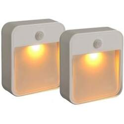 Se Mr. Beams Stick Anywhere Light 2-pack-amber Led - Lampe hos Arbejdslamper.dk