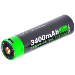 Billede af NexTorch 3400 mAh 18650 USB Genopladelig batteri