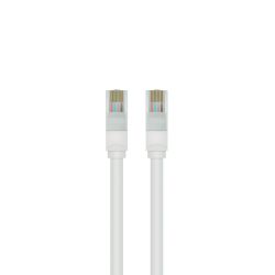 Qnect Utp Patch Cable Cat 5e, 1m, White - Ledning