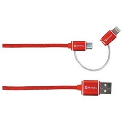 Billede af RED 2in1 Chargen Sync Micro USB & Lightning Cable - Ledning