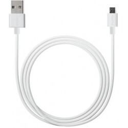 Billede af USB-A - MicroUSB kabel, 2m, hvid - Ledning hos Arbejdslamper.dk