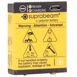 Suprabeam Li-polymer 1400 mAh USB batteri